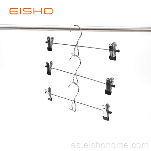 EISHO Multifuncional Usage And Iron Chrome Metal Hanger